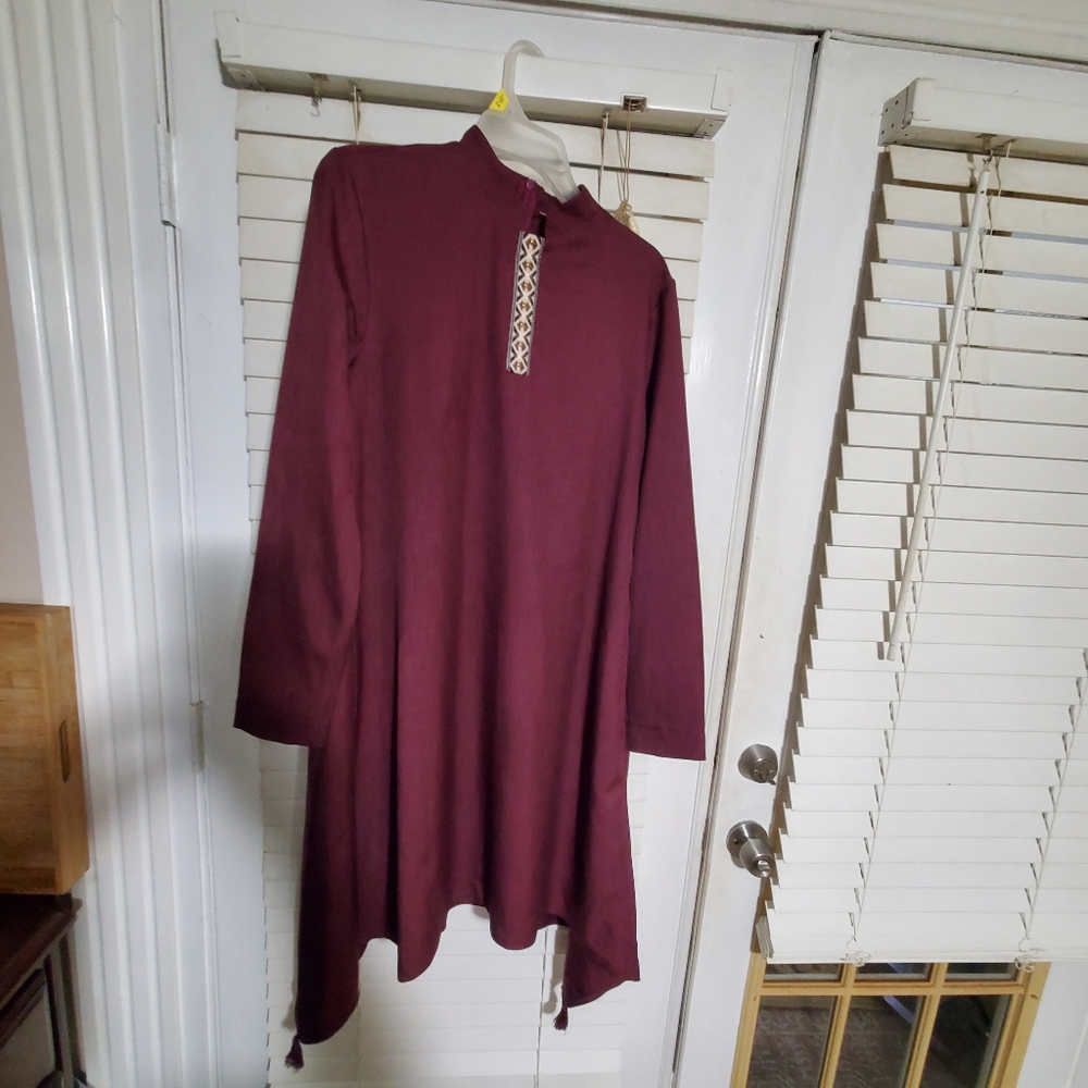 Maroon Tunic